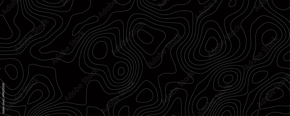 Abstract Black Topographic Map Design with Contour Lines and Grid Patterns for a Geometric Mountain Adventure Illustration
Abstract Black Topographic Map Design with Contour Lines and Grid Patterns for a Geometric Mountain Adventure Illustration