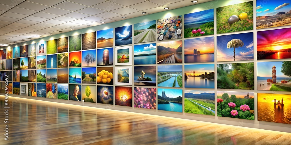 A picture on a wall informative Vibrant engaging Generative By AI A picture on a wall informative Vibrant engaging Generative By AI