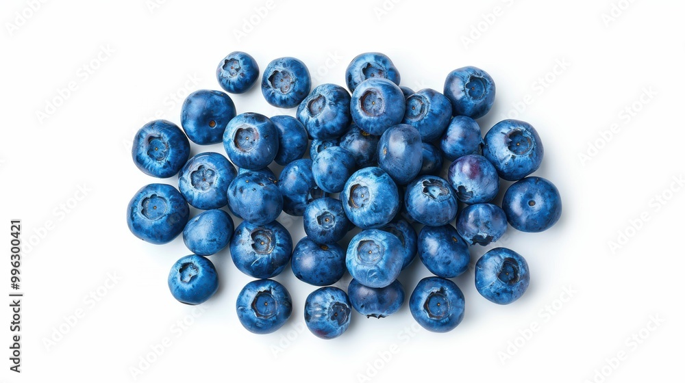 Fresh blueberry isolated over white background. Fresh blueberry isolated over white background.
