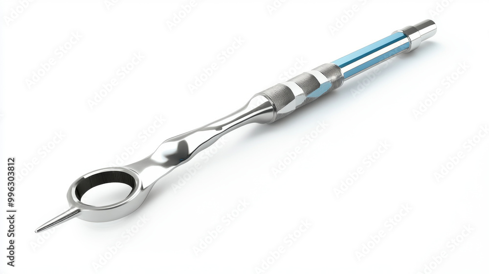 Medical instrument isolated on a white background, crisp and clear, minimal shadows, professional finish Medical instrument isolated on a white background, crisp and clear, minimal shadows, professional finish