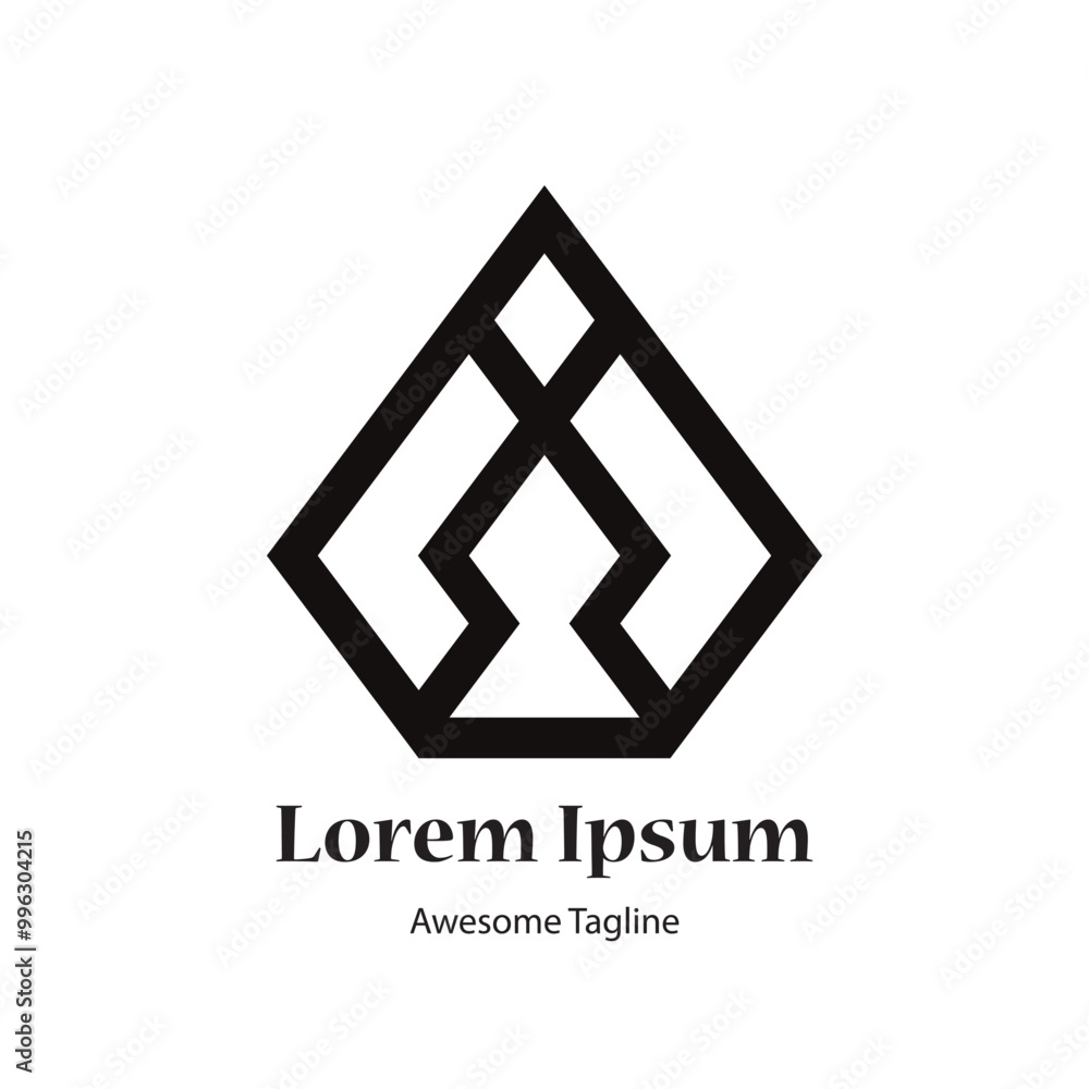 Abstract initial letter A logo design template. Icon for business of luxury, elegant, simple. Abstract initial letter A logo design template. Icon for business of luxury, elegant, simple.