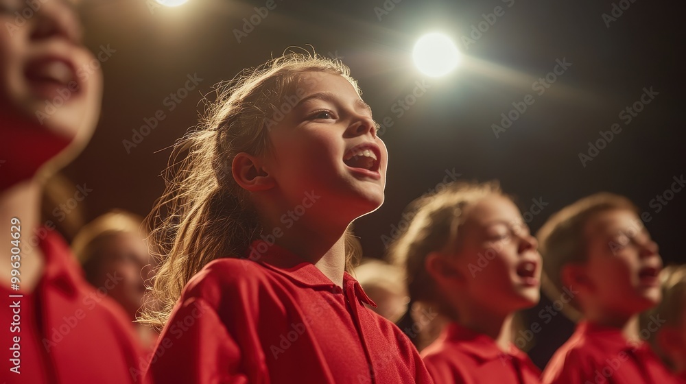 Childrens Choir Performance in Bright Lights Childrens Choir Performance in Bright Lights