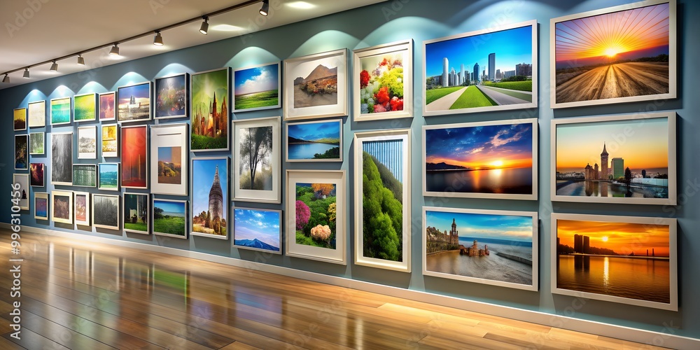 A picture on a wall informative Vibrant engaging Generative AI A picture on a wall informative Vibrant engaging Generative AI