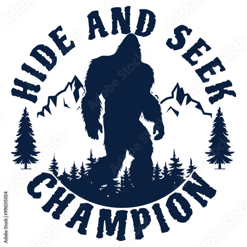 Hide and seek champion t shirt design