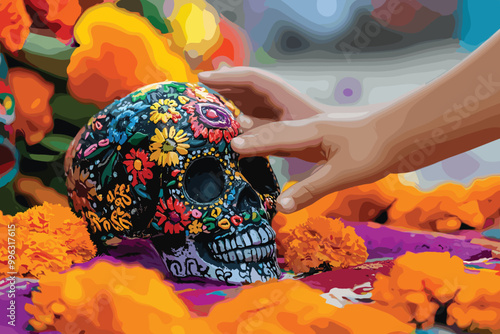 Discover the captivating allure of Day of the Dead skulls. Vibrant and symbolic, these stunning collections embody the beauty of life's eternal