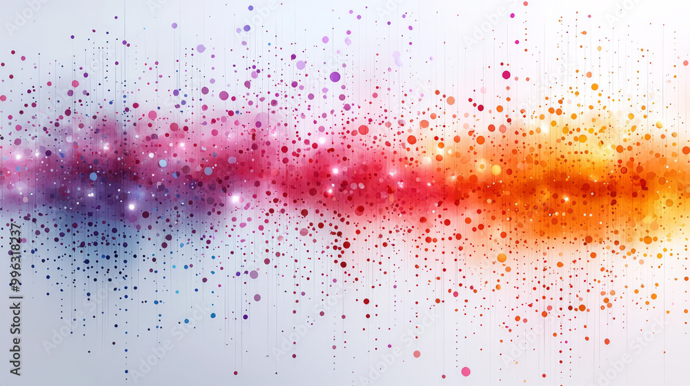A grid of abstract dots in pastel and natural shades, A grid of abstract dots in pastel and natural shades,