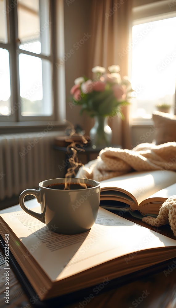 Warm Mornings: Coffee, Books, and Comfort Warm Mornings: Coffee, Books, and Comfort