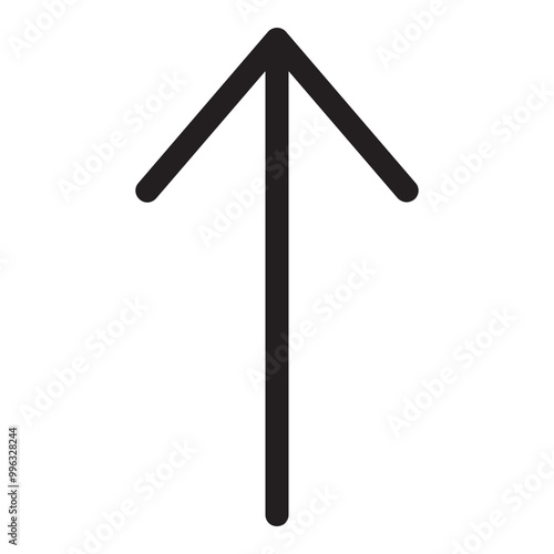 Iconname Arrow Icon Outline Style. Simple Direction Symbol Vector Illustration — Pixel-perfect Icon.