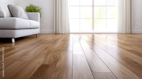Modern Living Room Upgrade with Hardwood Floors and Cozy Area Rug - Stylish Home Interior Featuring Underfloor Heating for Comfort and Elegance