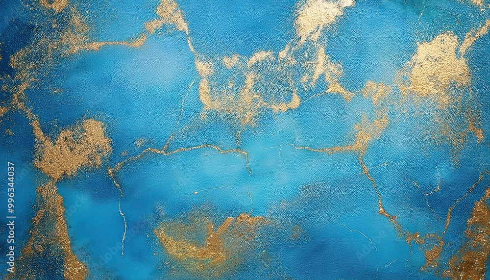 Abstract Sky Inspired Texture. Aerial View of Vivid Ocean Blue and Metallic Gold Veins, Mimicking Earth’s Natural Marble Patterns in a Dreamy, Fluid Design Abstract Sky Inspired Texture. Aerial View of Vivid Ocean Blue and Metallic Gold Veins, Mimicking Earth’s Natural Marble Patterns in a Dreamy, Fluid Design