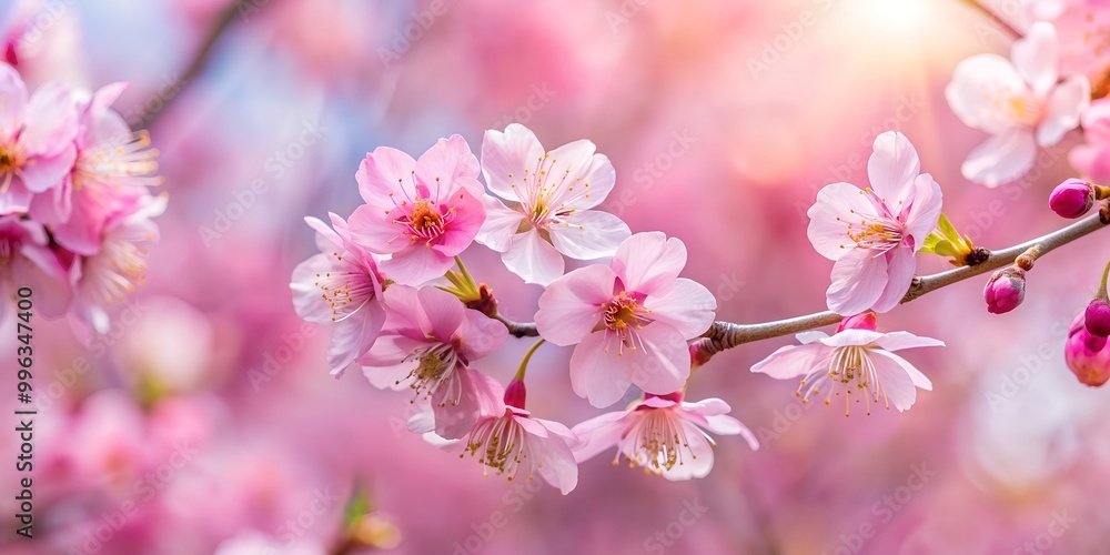 Pink flower called Cherry Blossom or in Japanese is Sakura AI-Created Content Pink flower called Cherry Blossom or in Japanese is Sakura AI-Created Content