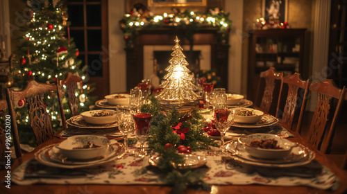 A beautifully set Christmas...