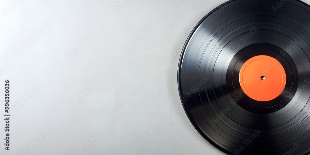 Fototapeta premium Schallplatte Vinyl Schellack Vinylscheibe Scheibe Platte AI Generative