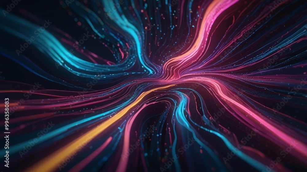 abstract neon lights waves background abstract neon lights waves background