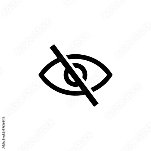 Eye sensitive content visibility logo design