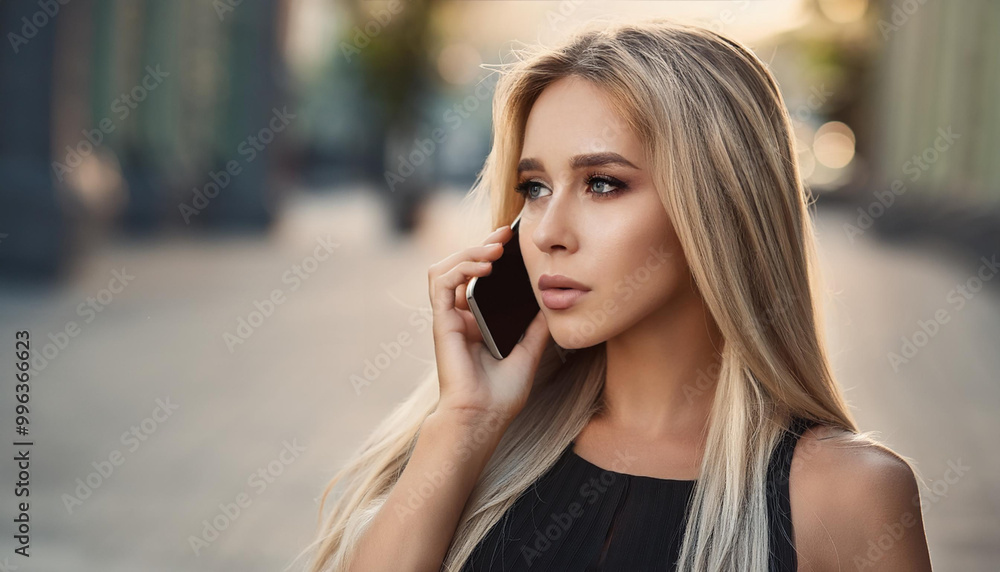 Junge Frau mit Smartphone Junge Frau mit Smartphone