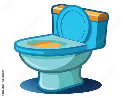 Toilet vector illustration isolated on a white background