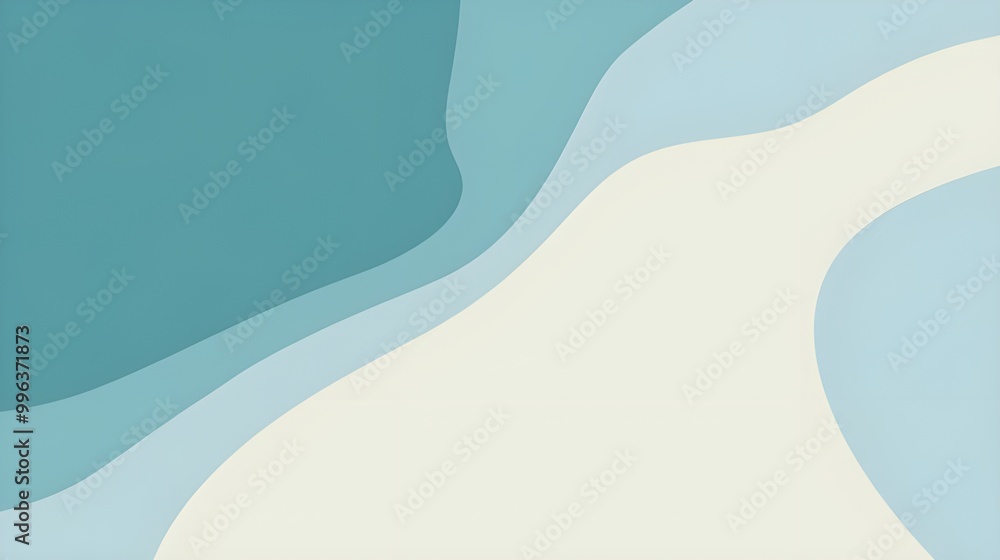 Fototapeta premium Digital wavy blue background, abstract blue background for walpaper