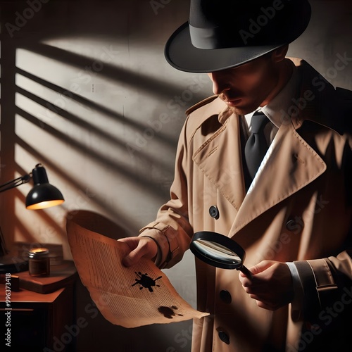 Detective illustration