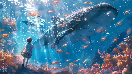 Underwater Adventure: A Journey with a Whale Shark