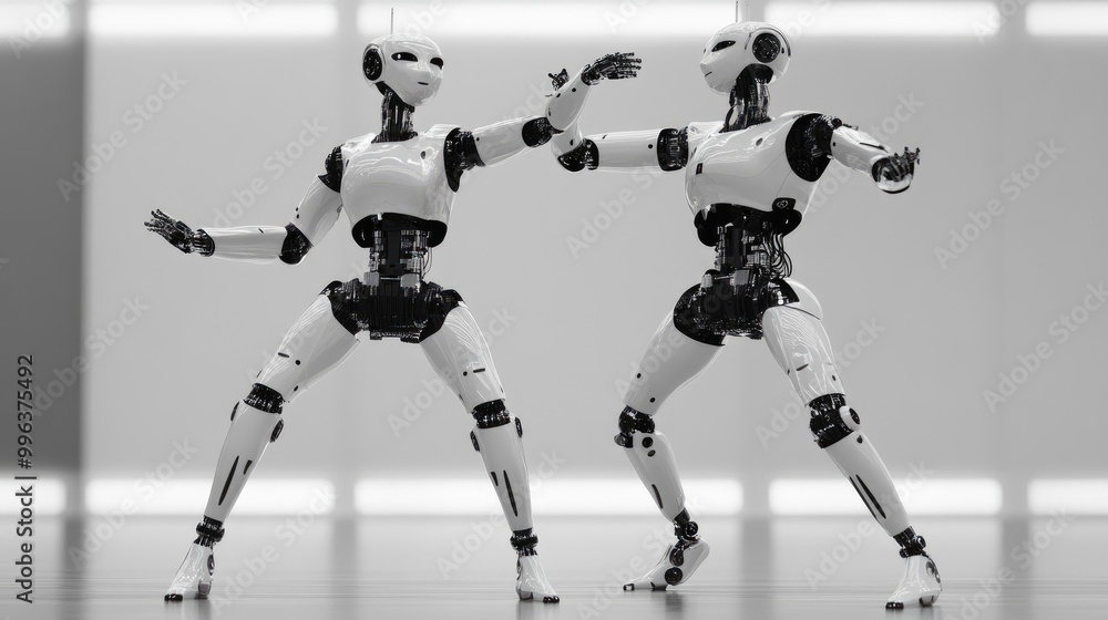 AI generating algorithmic dance moves for robots, optimizing for rhythm and balance, but no one searching for robot choreography. AI generating algorithmic dance moves for robots, optimizing for rhythm and balance, but no one searching for robot choreography.