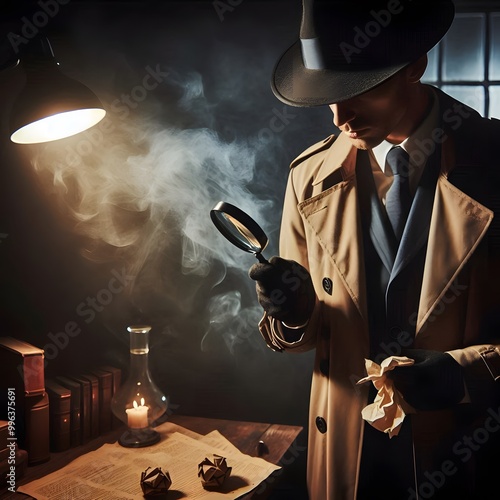 Detective illustration