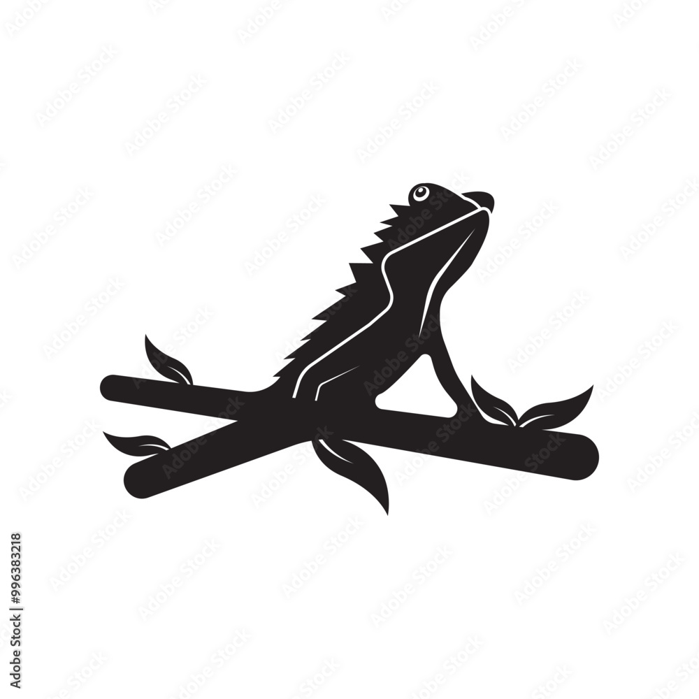 Chameleon Logo Design. Simple and Modern. Vector illustration Chameleon Logo Design. Simple and Modern. Vector illustration