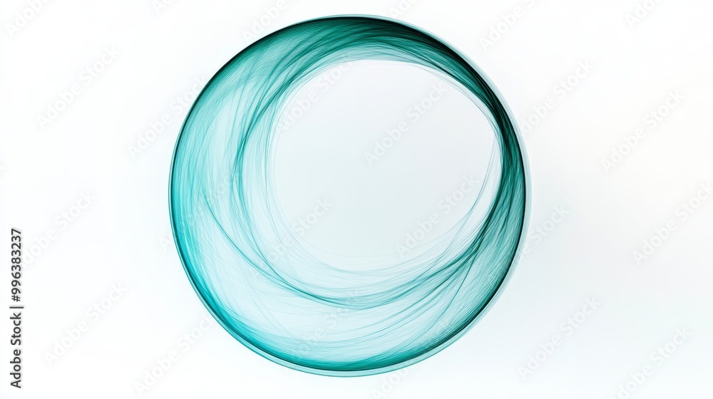 Abstract Blue and Green Circle Pattern Abstract Blue and Green Circle Pattern