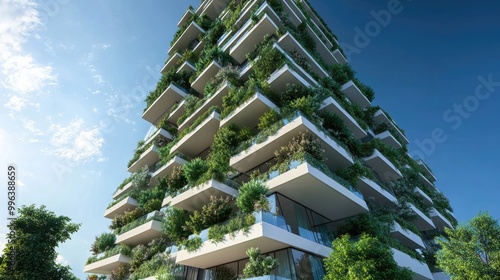 Innovative architectural approaches addressing urban housing challenges emphasizing sustainable modern high rise residences integrated with greenery