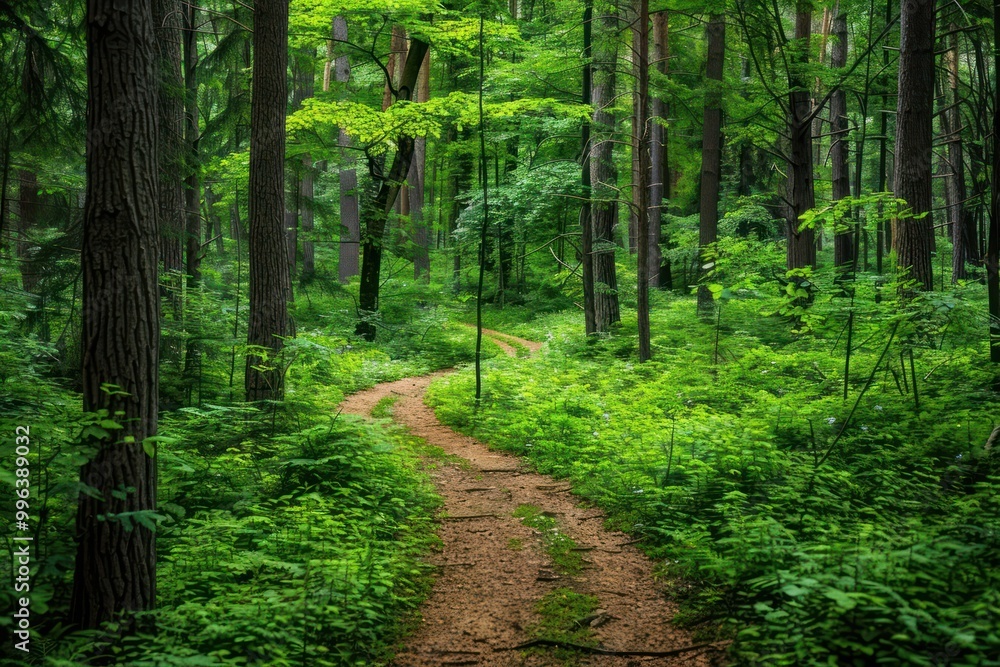 Spring forest vegetation outdoors woodland. Spring forest vegetation outdoors woodland.