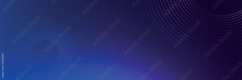 Abstract circle dot pattern on blue violet background hi tech technology vector Abstract circle dot pattern on blue violet background hi tech technology vector