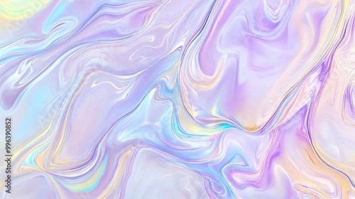 Colorful abstract fluid art with pastel hues and swirling patterns