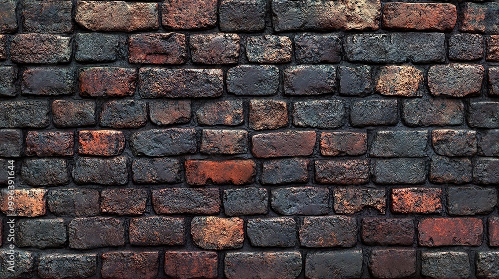 Obraz premium Clean and Orderly Brick Wall Design