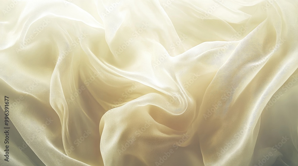 Obraz premium Soft pearl hued background featuring a chiaroscuro effect
