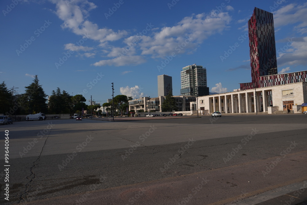 Obraz premium Piazza Madre teresa, tirana