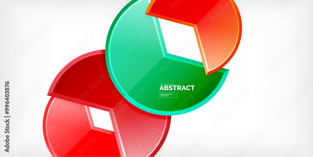 Glass reflective geometric round shapes background. Vector Illustration For Wallpaper, Banner, Background, Card, Book Illustration, landing page Glass reflective geometric round shapes background. Vector Illustration For Wallpaper, Banner, Background, Card, Book Illustration, landing page