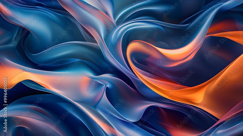 Fototapeta premium Elegant Abstract Background Featuring Smooth Shapes for a Modern and Sophisticated Visual Experience