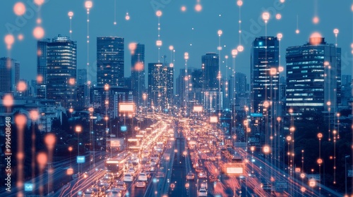 Artificial Intelligence Enhancing Digitalization in Urban Development, Streamlining Paperwork, Optimizing Transportation Systems, and Making Cities Smarter with Advanced Technology Solutions.