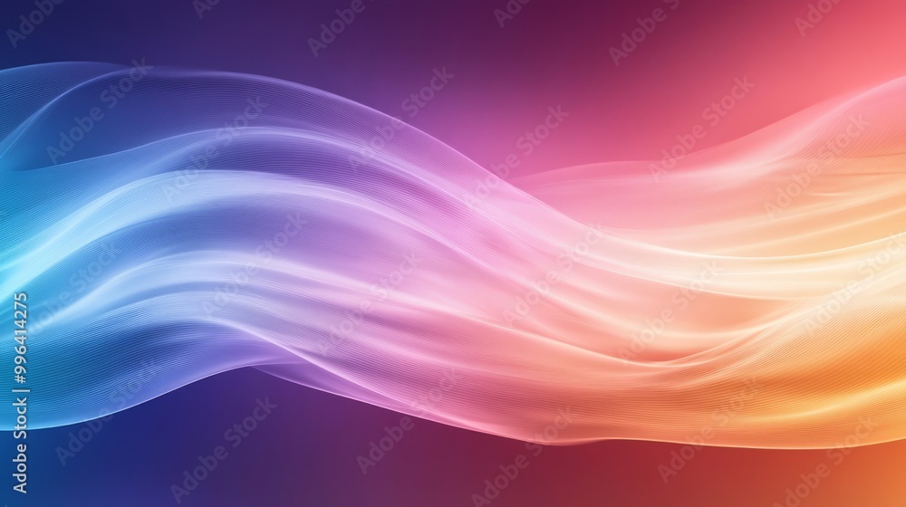 Abstract Flowing Background Art Design