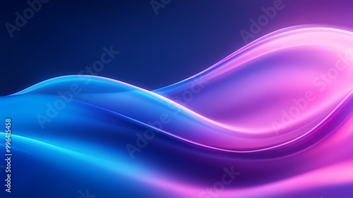 Abstract Waves of Color for Digital Backgrounds