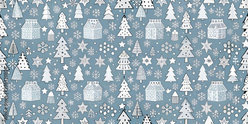 merry christmas, paper, seamless pattern, street art, spray, doodle, graffiti, ornament, characters, santa claus, snowman, snowflake shape