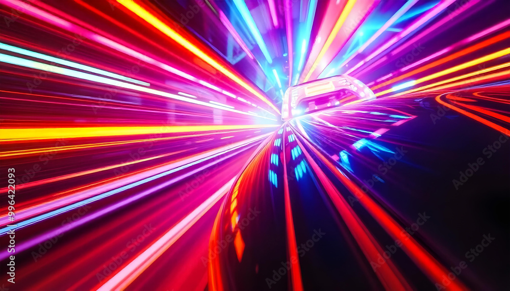 futuristic speed race street digital fiber optic lights futuristic speed race street digital fiber optic lights