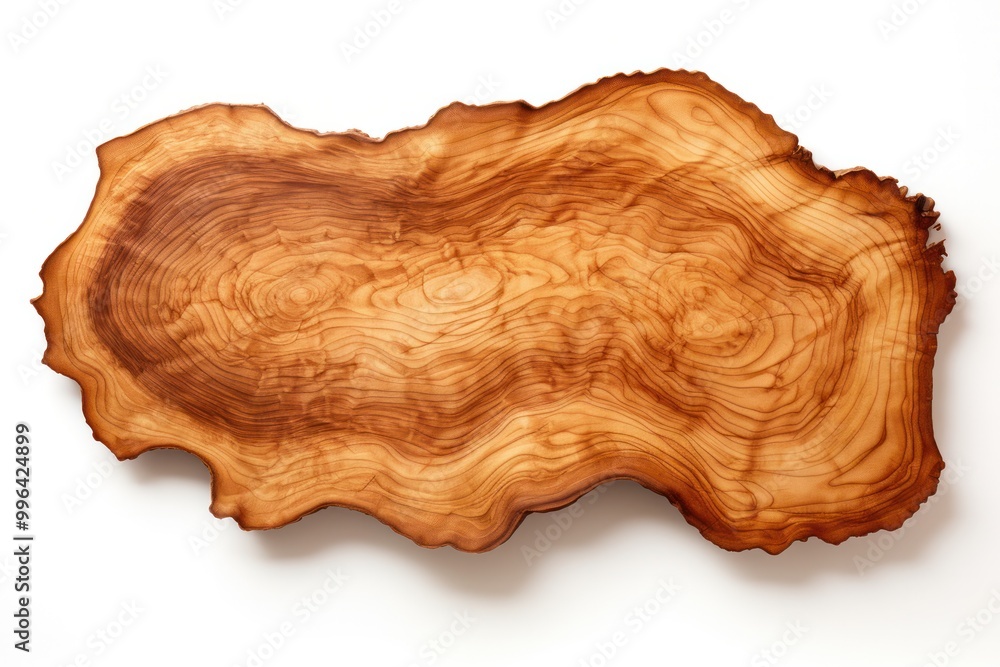 A cross-section of teak wood revealing its unique golden-brown color and oily texture, highlighting its resistance to moisture and durability A cross-section of teak wood revealing its unique golden-brown color and oily texture, highlighting its resistance to moisture and durability
