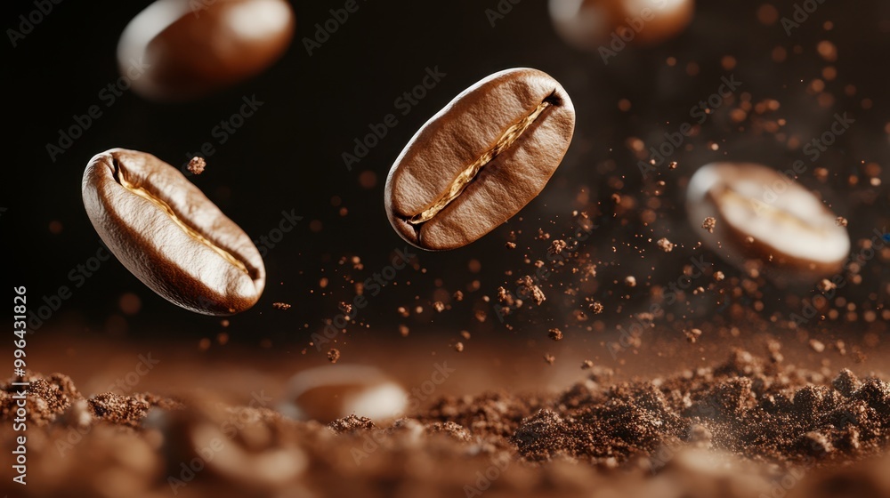 The Coffee Beans in Motion The Coffee Beans in Motion