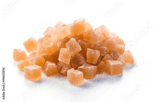 Wallpaper Mural A heap of natural cane sugar crystals, sparkling like diamonds Torontodigital.ca