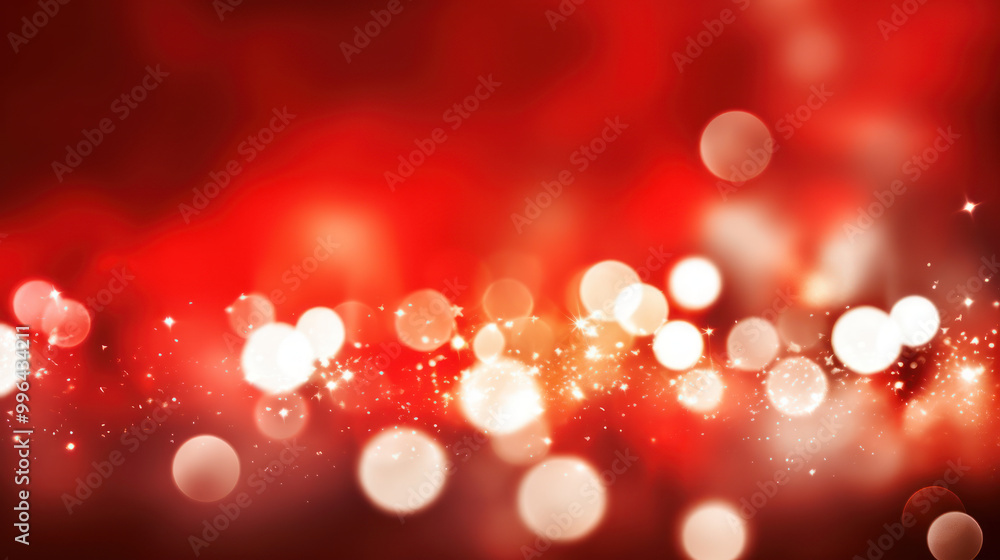 Blur bookeh silver lights or flashes on a red color background Blur bookeh silver lights or flashes on a red color background