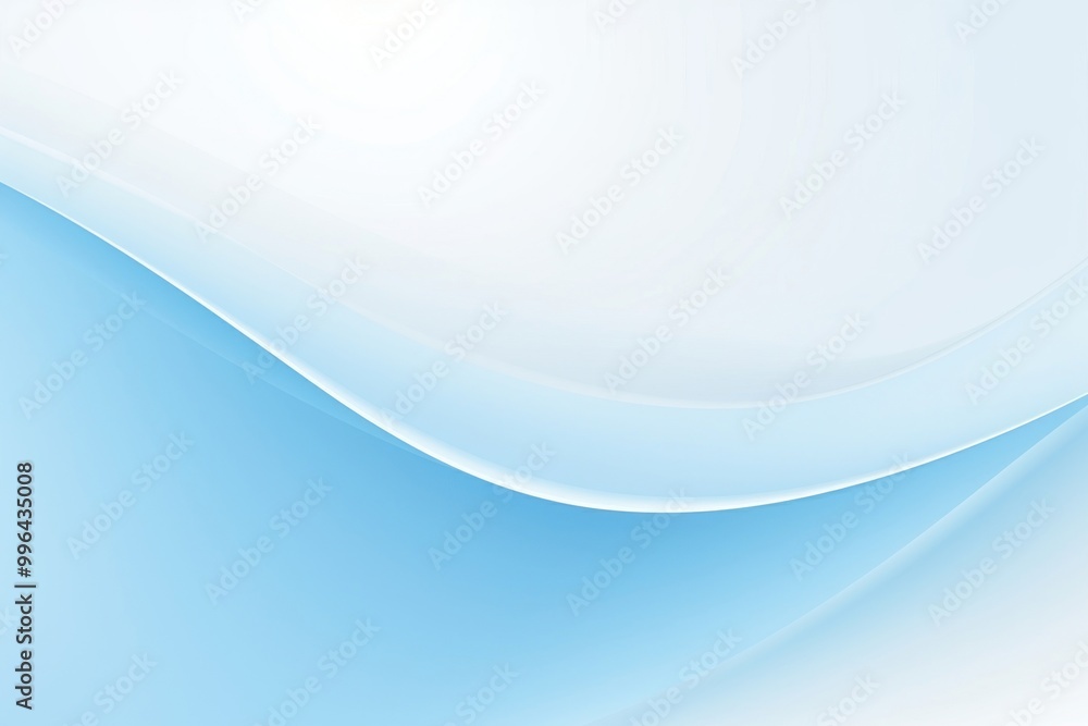 Fototapeta premium Light blue backgrounds abstract shape.