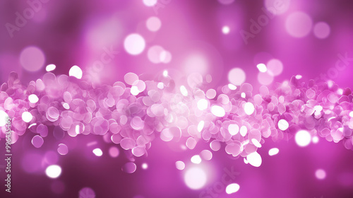 Blur bookeh silver lights or flashes on a magenta color background