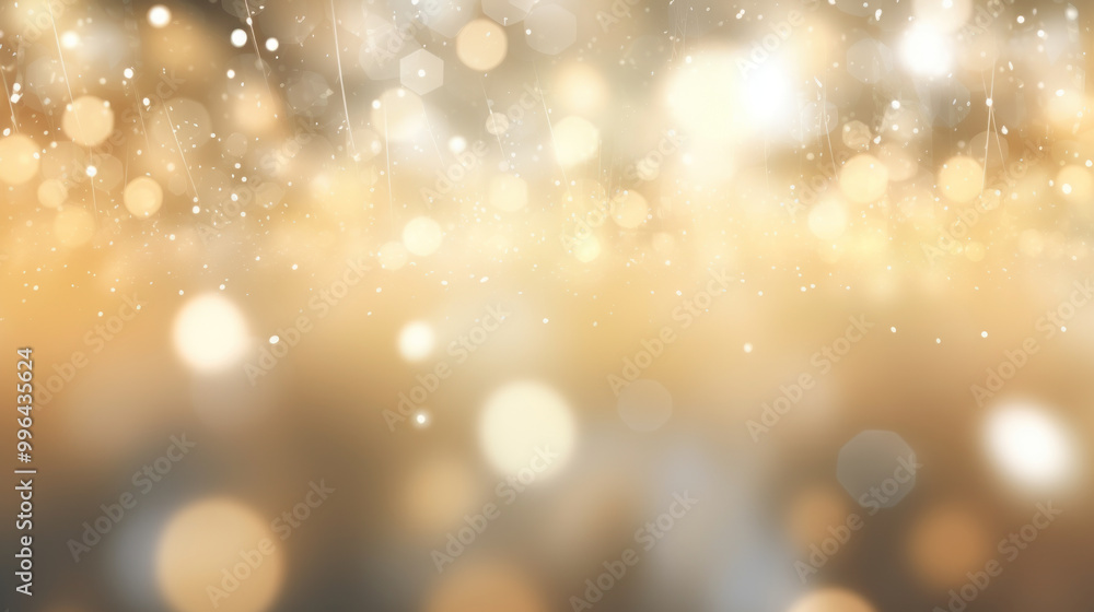 Blur bookeh silver lights or flashes on a tan color background Blur bookeh silver lights or flashes on a tan color background