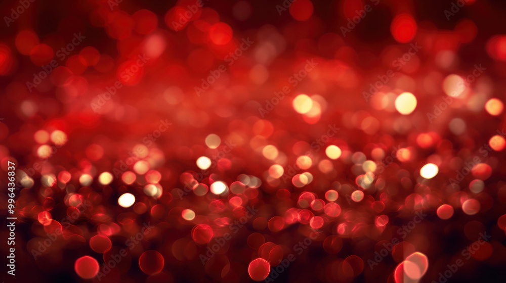 Blur bookeh silver lights or flashes on a dark red color background Blur bookeh silver lights or flashes on a dark red color background